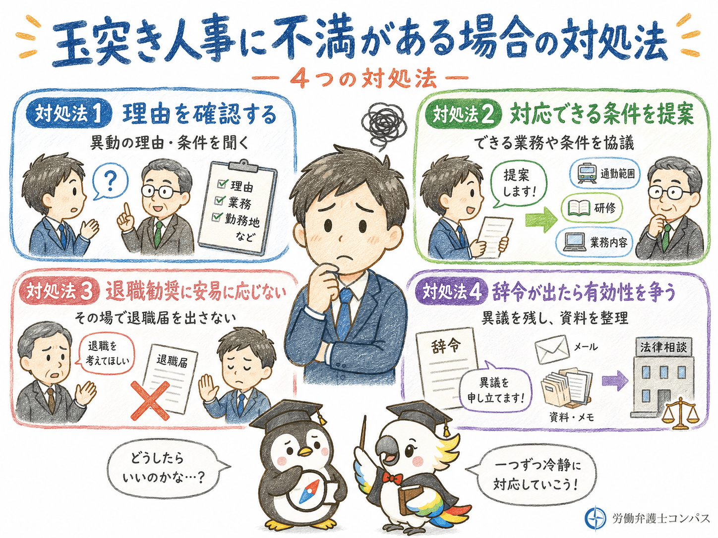 ５章　玉突き人事に不満がある場合の対処法